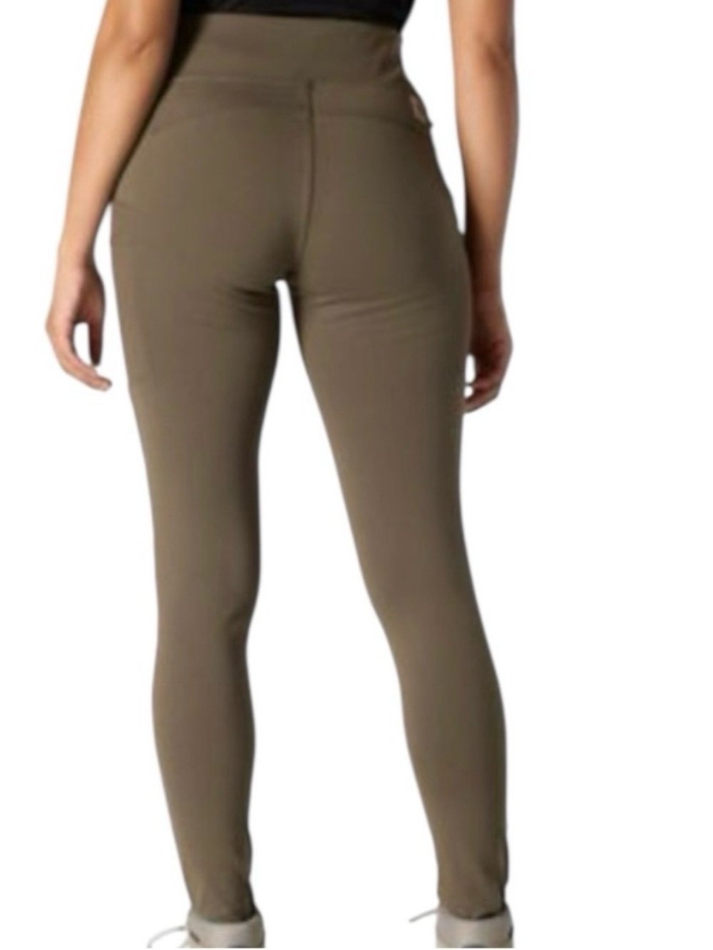 Carhartt Utility Leggings Size Large (12-14) Tarmac Olive Green Force Fitted - Picture 2 of 11
